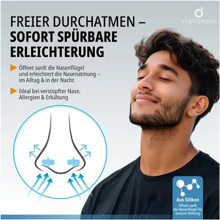 Venticross Nasen-Spreizer anthrazit Starter Set