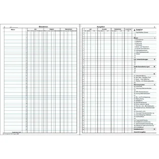 RNK Hauskontobuch Reimers A4 1 Jahr bis 60 Mieter 6 Blatt grau