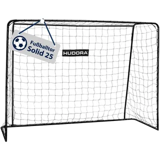 Hudora Fußballtor Solid 25 schwarz