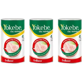 Yokebe Erdbeer - Diätshake zur Gewichtsabnahme - mit Protein