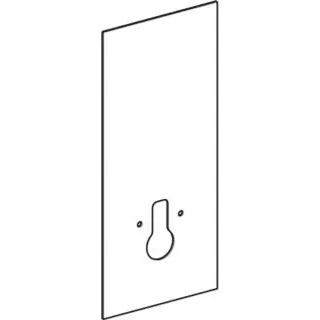 Geberit Frontverkleidung Monolith Wand-WC-Modul 114cm Glas weiß