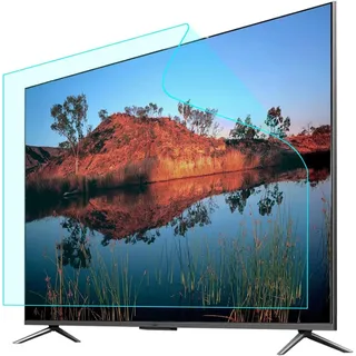AYCDL 32-75 Zoll Anti-Blaulicht-Tv-Displayschutz, Blendfreie/Kratzfeste, Mattierte Folie, Antireflexionsrate Bis Zu 90% Für LCD, Led, OLED Und QLED 4K HDTV, 32 Zoll,48 in 1056 X 596mm