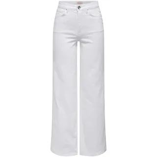 Only ONLMADISON BLUSH HW Wide DNM CRO NOOS White/White XL(42)/34