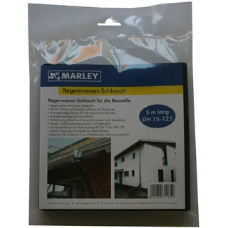 Marley Regenwasser Schlauch für Dachrinne Ø DN75 bis DN125 Schwarz 5 m