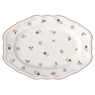 Villeroy & Boch Petite Fleur Platte oval Premium Porzellan, 37 cm