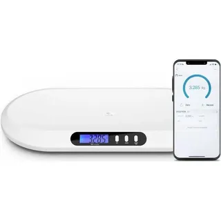 TrueLife Truelife, B5 BT Babywaage digital Wägebereich (max.)=20kg Weiß Mit Bluetooth
