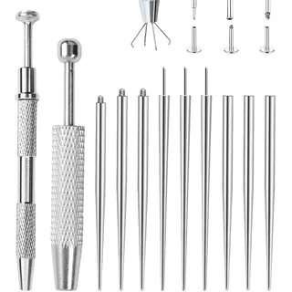 11 Stück Piercing EinfüHrhilfe, Piercing Zange FüR Kugeln Taper, öFfnungs Und...