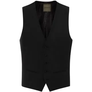 BENVENUTO. Anzugweste "ENZO", Herren, Gr. 94, grau (anthrazit), Obermaterial: 100% Wolle WO. Futter: 100% Viskose CV. 100% Viskose CV., uni, modern fit, V-Ausschnitt, Westen Anzugweste, mit Doppelpaspeltaschen