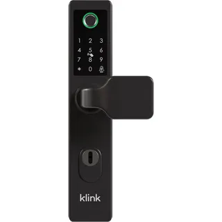 Klink Smart One Slim elektronischer Türschloss Smart Home Fingerabdruck Schwarz