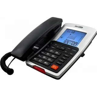 Maxcom KXT709 Telefon Analoges Telefon Anrufer-ID Schwarz,