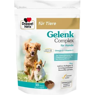 Queisser Doppelherz Gelenk Complex Chews für Hunde 30 St