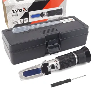 YATO Refraktometer Kühlwasser Frostschutz Prüfgerät Batteriesäureprüfgerät
