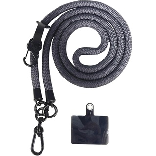 Povanjer Telefonseil-Lanyard - Handy-Lanyards für den Hals, 10 mm dick, mit Abstandshalter,Umhänge-Handyhalter mit Anti-Diebstahl-Handyband, Umhänge-Handy-Umhängehalter für unterwegs