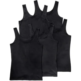 Tchibo - 5 Hemdchen - Damen - Gr. M - schwarz