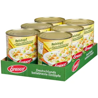 Erasco Reistopf mit Fleischklößchen 800 g, 6er Pack