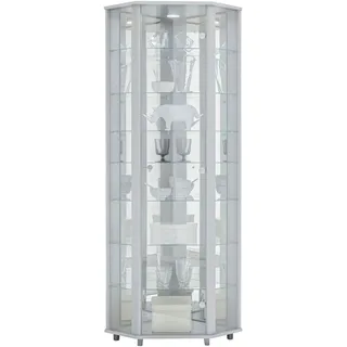 fif Möbel Eckvitrine TRIO 172 x 0 x 0 cm Weiß