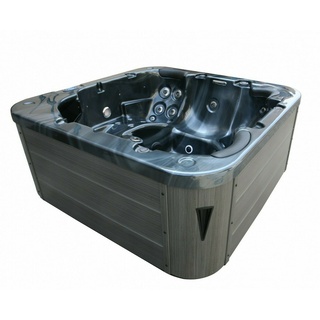 DEKO VERTRIEB BAYERN XXL Luxus SPA LED Whirlpool Set 215x215 Farblicht Outdoor-Indoor Pool 5 Personen