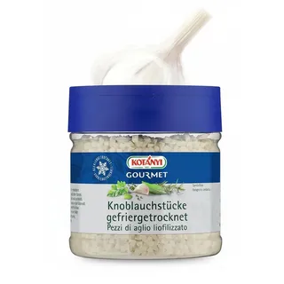 Kotanyi Gourmet Knoblauchstücke gefriergetrocknet | wie erntefrisch, würzig-intensiv, scharf, 400 ml