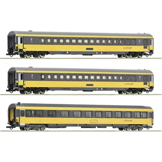 Roco 3-tlg. Set: Reisezugwagen Regiojet 6200082 H0