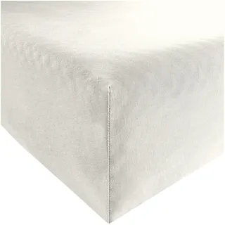 Formesse Bella Donna Jersey 90 x 190 - 100 x 220 cm wollweiss