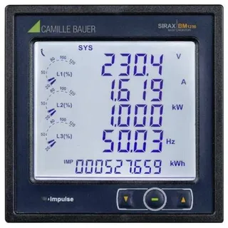 Camille Bauer SIRAX BM1250-0.2S-100...550V AC/DC-ETH Netz-Analysegerät