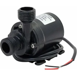 800 l/h 5 m DC 12 V Tauchpumpe, Amphibienpumpe für Teiche, Aquarien, Solarbrunnen und Pools, Wasserzirkulation