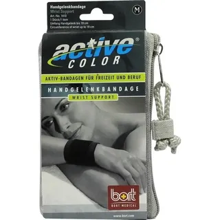 Bort ActiveColor Handgelenkbandage schwarz medium 1 st