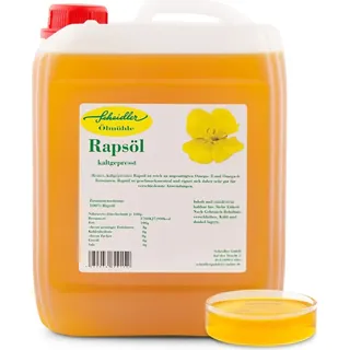 10 Liter Rapsöl Kanister , reines Rapsöl,100% kaltgepresst, Pflanzenöl