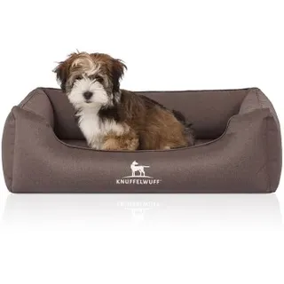 Knuffelwuff Hundebett Leon M-L 85 x 63 cm braun/grau