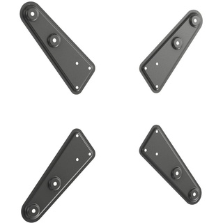 RICOO VESA Adapter Universal - TV und Monitor Ständer & Wandhalterung für Fernseher 32-55 Zoll, VA0100 Erweiterung 200x200 auf 400x400 TV Halterung Standfuss Fernsehhalterung für Wand