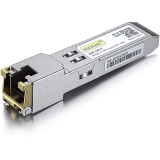 10Gtek 1Gb SFP auf RJ45 Modul 100-Meter, 1000Base-T Cat5e Ethernet Kupfer Transceiver, Kompatibel für Cisco GLC-T/SFP-GE-T, Meraki, Ubiquiti UniFi UF-RJ45-1G, Netgear, Zyxel, Open Switch