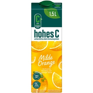 hohes C Milde Orange, 100% Orangensaft (1 x 1,5l)