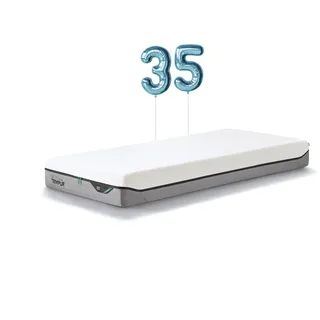 TEMPUR PRO MDV Memory Foam Matratze 90 x 200 cm - Höhe 21 cm, Schaumstoff-Matratze mit Druckenlastung & Bewegungsabsorption, Liegegefühl Medium, Bezug abnehmbar & waschbar