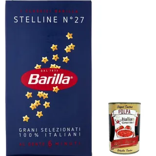 Barilla Stelline n° 27 Pasta Hartweizengrieß Nudeln 500 g pack