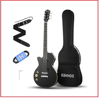 Donner E-Gitarre Set E Gitarren LP-Stil 39 Zoll Voller Größe mit Tasche, Neu