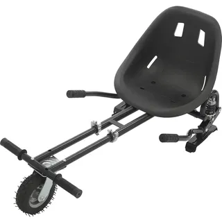 Hoverboard Sitz,Go-Kart Zubehör für Hoverboards,Doppelte Stange,Zwei Runden Self Balancing Scooter,Verstellbare Länge,Doppelte Stoßdämpfung