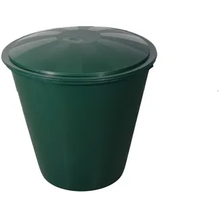 DEMA Regentonne rund mit Deckel und Hahn 210 l grün