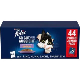 FELIX So gut wie es aussieht in Gelee Sorten-Mix 44 x 85 g