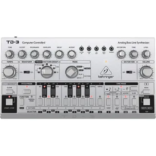 Behringer TD-3-SR Analog Bass Line Synthesizer Silber