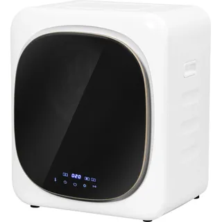 HOMCOM Ablufttrockner 4 kg Wäschetrockner mit Desinfektion, Desodorierung, Smart Mode, Trockner mit Edelstahlwanne, Frontlader, für Wohnung, Haus, Wohnmobile, Weiß   Aosom