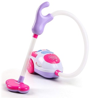 BSTCAR Kinder Spielzeug Staubsauger mit Musik und Licht, Rosa Puppe Staubsauger Klein Elektrisches Spielzeug, Mädchen