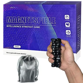 TKGEOUE Schachbrett Magnetisch Schach,Tisch-Magnetspiel,Kampfschach Mit Magnetisch,Magnetisches Schachspiel,Pädagogisches Dame-Spiel, Puzzle Checkers Spiel, Magnetisches Schachspiel