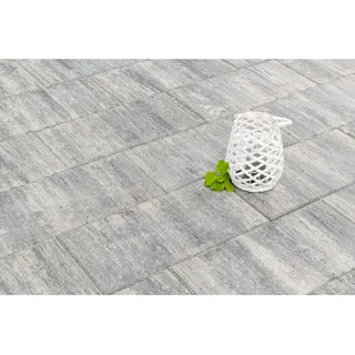 Diephaus Terrassenplatte Via Weiß/Schwarz 60 x 40 cm 3 St.