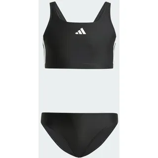 adidas 3-Streifen V-Back Kids Bikini Black / White 152    