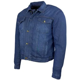 ROLEFF RACEWEAR RO1515 Jeans Motorradjacke mit Aramid CE Protektoren Regenmembrane entnehmbar Sommer Denim Jacke