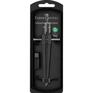 Faber-Castell Schnellverstell-Zirkel GRIP schwarz