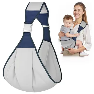 AOOWU Babytrage, Kleinkind Trage Seitlich,Verstellbare Ergonomisch Toddler Carrier, Babytrage Seitlich Baby Trage Für Neugeborene Bis 0-36 Monaten, Kleinkinder bis 25kg, Kleinkinder Tragegurt