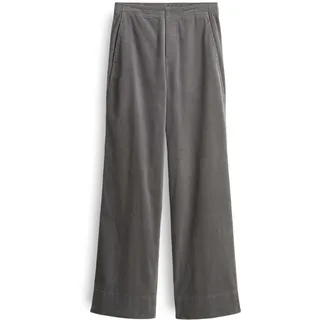 Opus Cordhose mit Gesäßtasche Modell MILENI cargo', Hellgrau Melange, 42