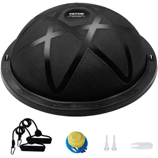 Vevor Halb-Gymnastikball-Trainer Schwarz 58 cm