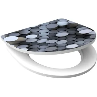 Schütte WC-Sitz Round Dips Grau